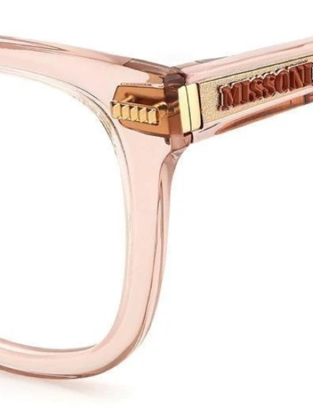Missoni Pink Transparent Cat-Eye Glasses new with Case - Picture 3 of 7